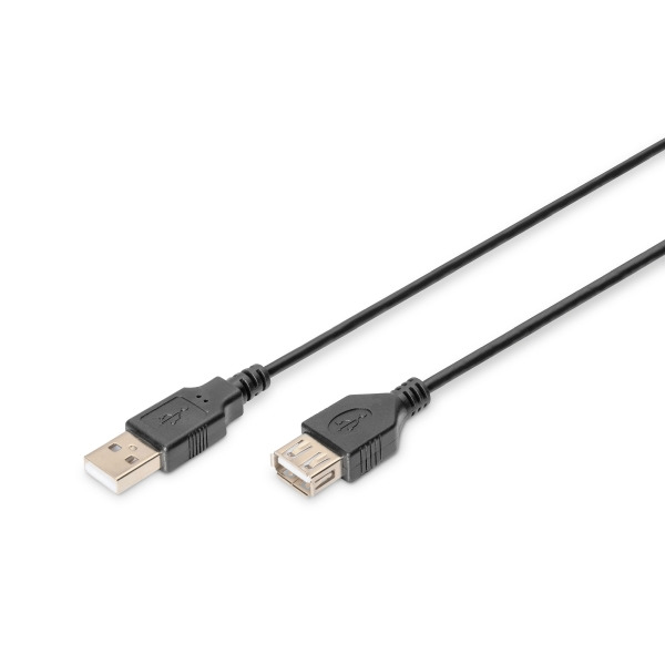 Digitus AK-300200-018-S USB 2.0 Verlängerungskabel 1,8 Meter