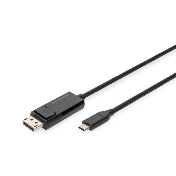 Digitus AK-300334-020-S USB Typ C <=> DisplayPort Bidirektional Adapterkabel 2 Meter