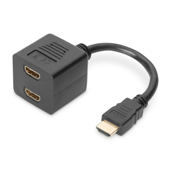 Digitus AK-330400-002-S HDMI Y-Verteilerkabel 0,2 Meter