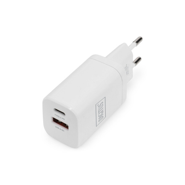 Digitus DA-10062 USB Ladegerät 1x USB-A / 1x USB-C 30W