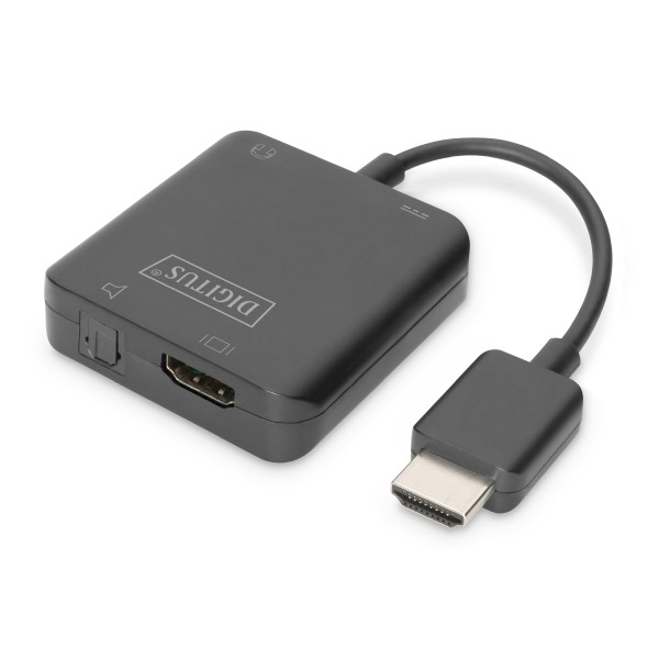 Digitus DA-70475 4K HDMI Audio Extraktor für HDMI / Stereo 2.0 / Toslink 5.1