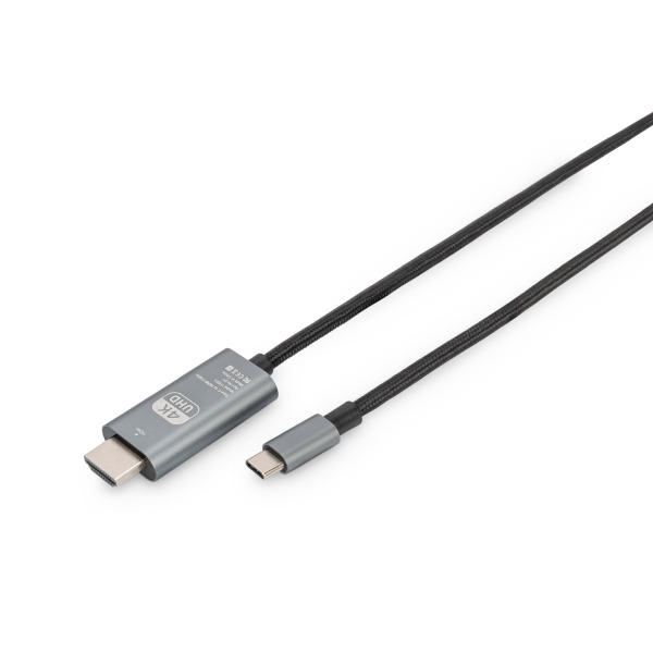 Digitus DB-300330-020-S USB-C HDMI Video-Adapterkabel UHD 4K / 60 Hz 2 Meter