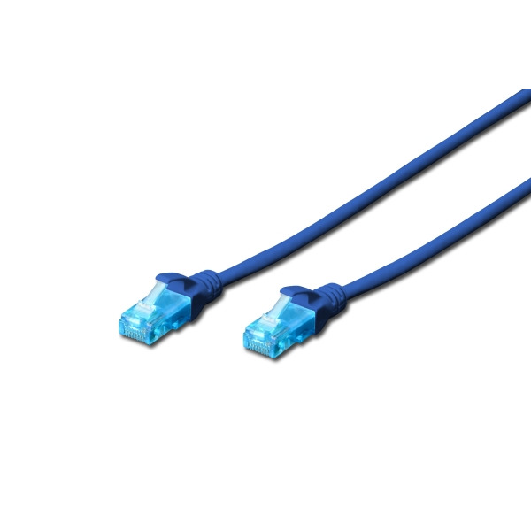 Digitus DK-1511-050/B CAT 5e U/UTP Patchkabel blau 5 Meter