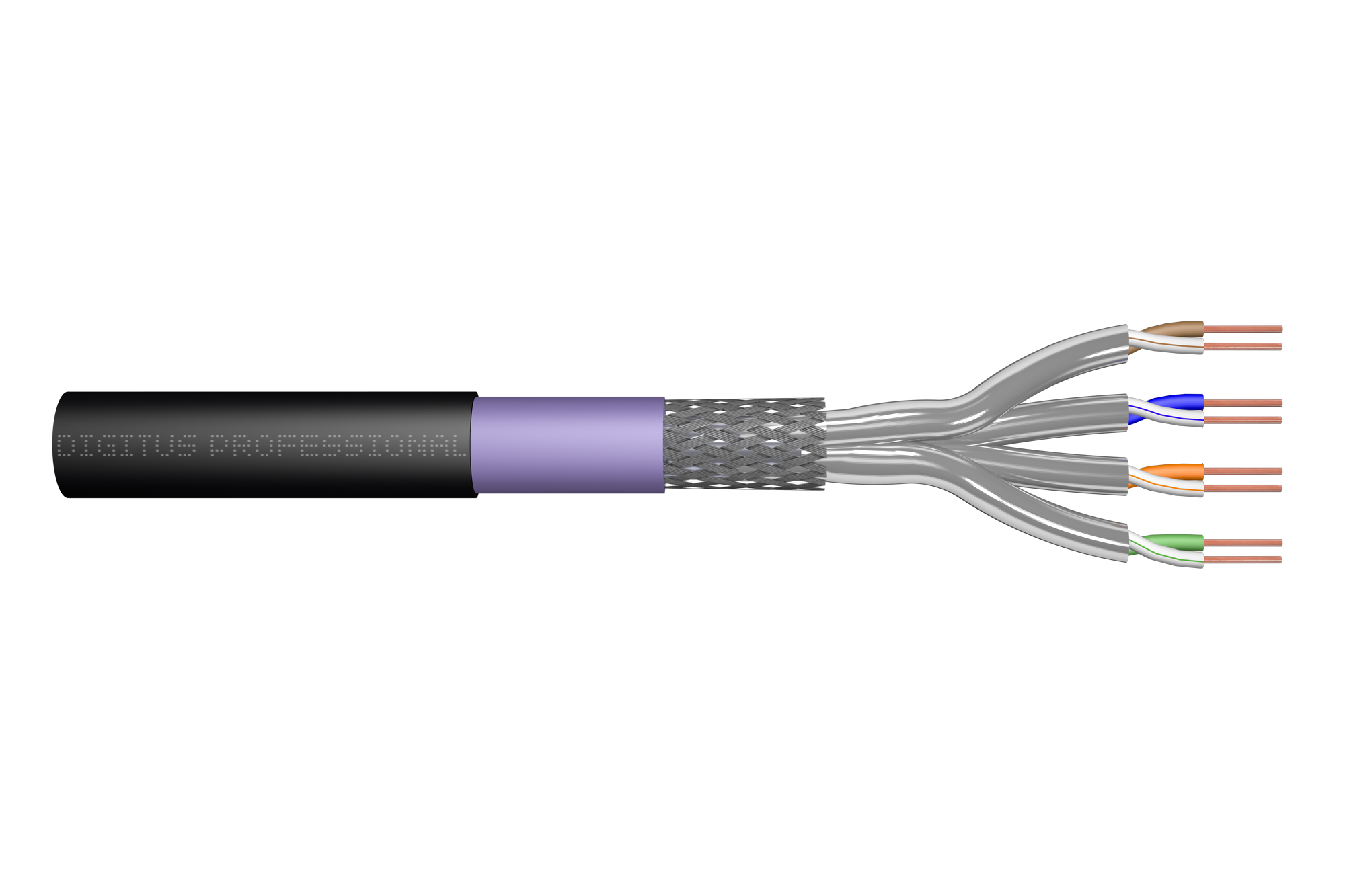 ASSMANN DK-1741-VH-5-OD DIGITUS CAT 7 S/FTP Erdverlegekabel, 500 m, Simplex, PE