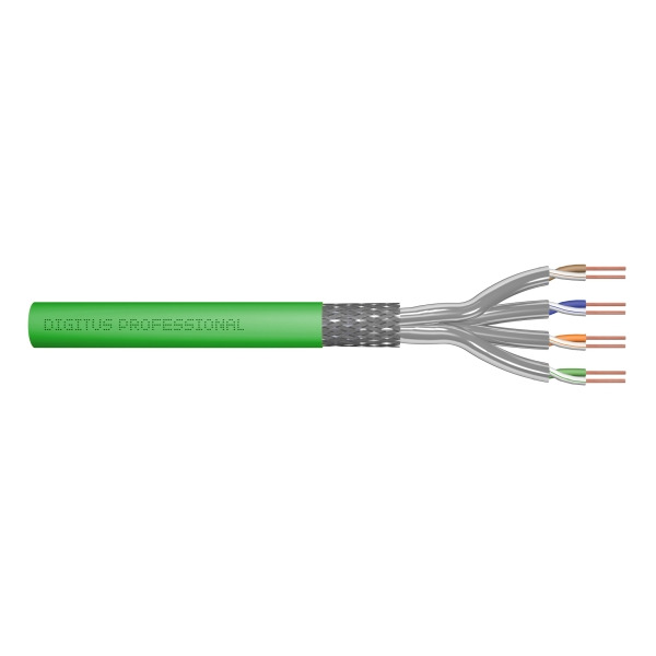 ASSMANN DK-1843-VH-1 DIGITUS CAT 8.2 S/FTP Verlegekabel, 100 m, Simplex, Dca
