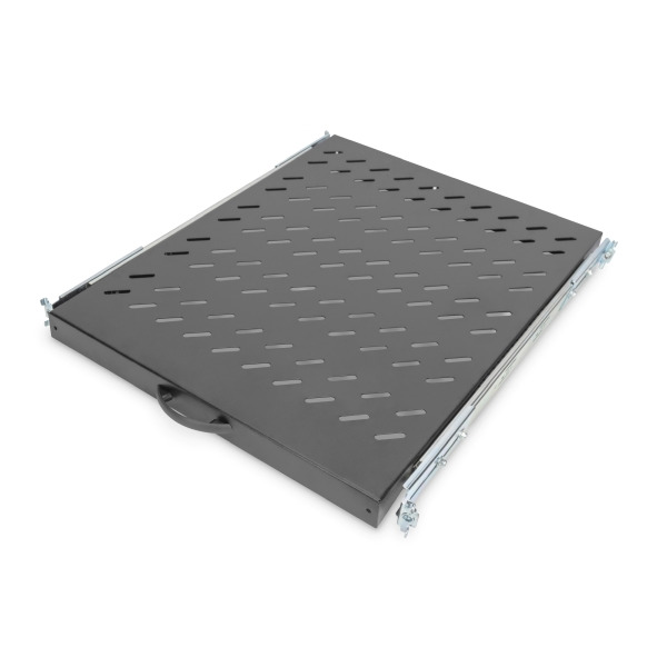 Digitus DN-19 TRAY-2-800SW Ausziehbarer Fachboden für 483mm (19 Zoll)-Schränke