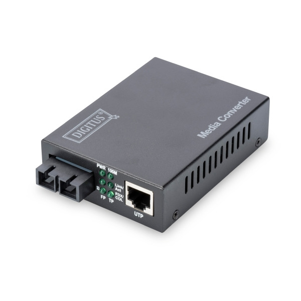 ASSMANN DN-82020-1 DIGITUS Fast Ethernet Medienkonverter, RJ45 / SC