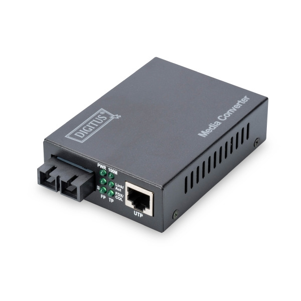 ASSMANN DN-82021-1 DIGITUS Fast Ethernet Medienkonverter, RJ45 / SC