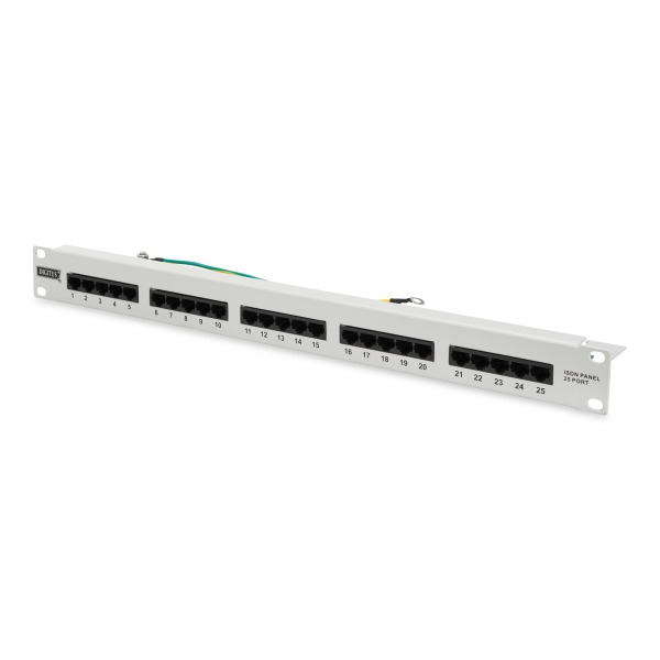 Digitus DN-91325-1 CAT 3 ISDN Patch Panel ungeschirmt