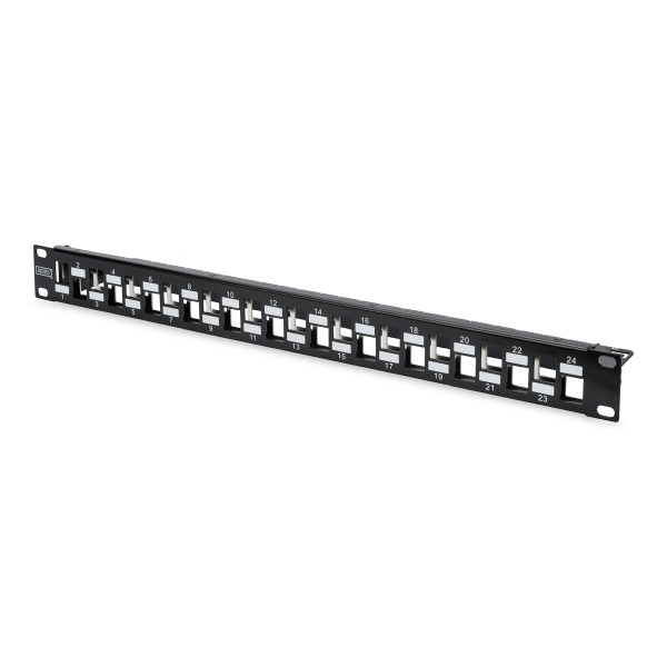 Digitus DN-91412 Modulares Patch Panel 24-Port abgestuft