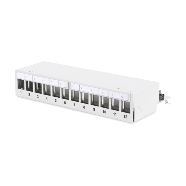ASSMANN DN-93706 DIGITUS Modulares Desktop Patch Panel, geschirmt, 12-Port