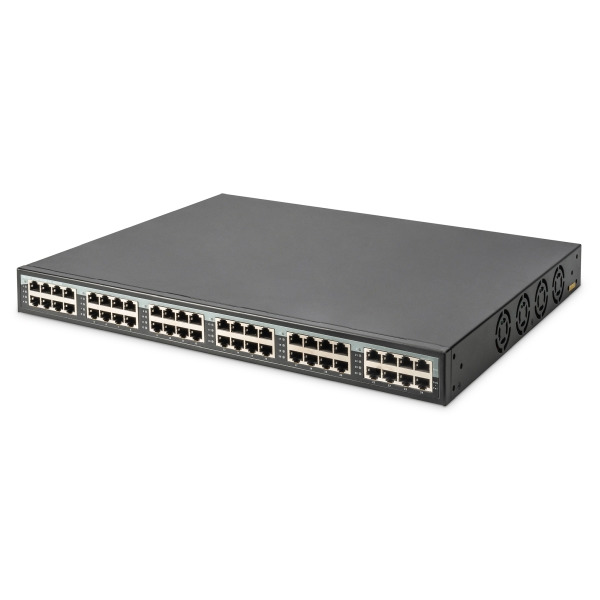 Digitus DN-95117 24-Port Gigabit Ethernet PoE+ Injektor 802.3af/at 370 W