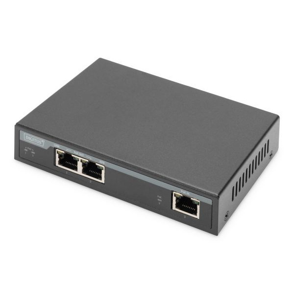 Digitus DN-95127-1 2-Port Gigabit 4PPoE Extender 802.3at 60 W 100 Meter