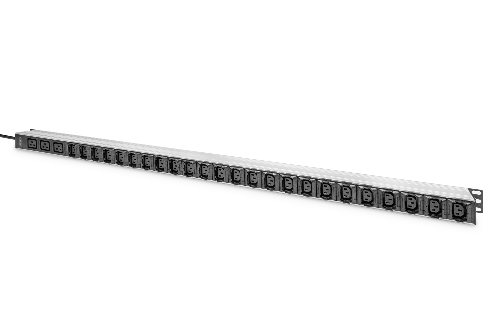 Digitus DN-95450 Basis IT PDU 1-phasig 16A 24 x C13 3 x C19 3 m Zuleitung IEC 60309 16 A Stecker 3 Meter