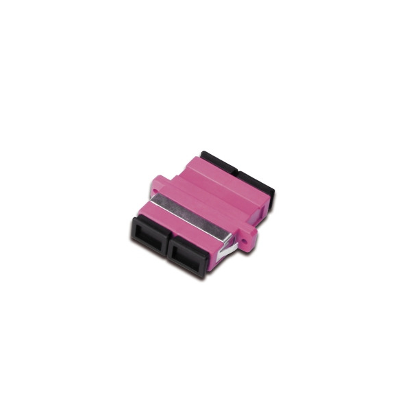 ASSMANN DN-96018-1 DIGITUS SC / SC Duplex Coupler, OM4, Farbe violett