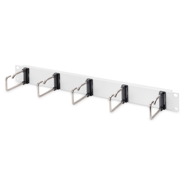 ASSMANN DN-97666 DIGITUS Kabelrangierpanel mit Stahlbügeln für 482,6 mm (19)-Schränke, 1HE