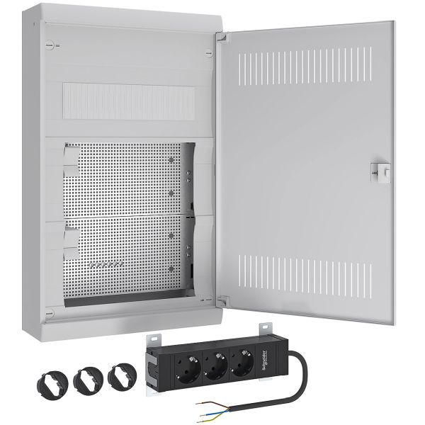 ABN A36ATL AMIGO Multimedia-KV 3R AP LT mit Lüftungstür BxHxT 300x495x106mm