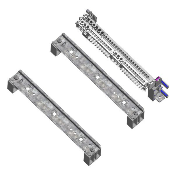 ABN BP101B Bestückungspaket Hutschienen für ZV-Felder BH9 Nachrüstung-UNI Universal für GTU10 geeignet