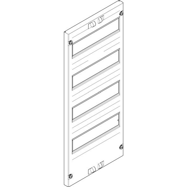 ABN FAO1422N Abdeckplatte 250x600mm 1FB/4RE offen Reihenabstand 125mm