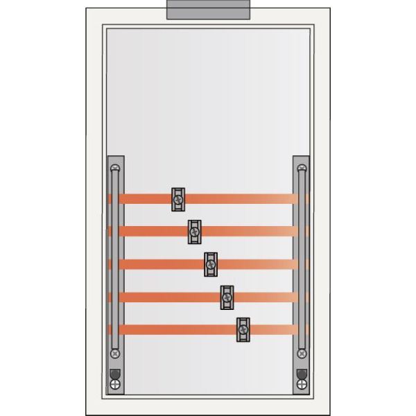 ABN GAG136N Anschlußgehäuse komplett SAS 5x250A 5 x 250A Sammelschienen