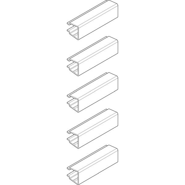 ABN GSBM250N5 Berührungsschutz für CU 12x5/10mm 5x 250 250mm lang 5 Stück