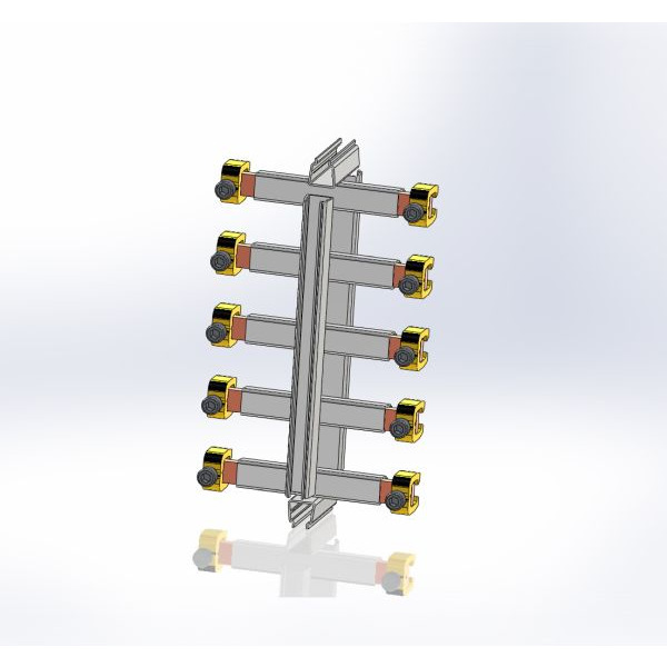 ABN GSV102N Sammelschienen-Schrankverbindersatz 40mm SS Schrank / Schrank NF/NT/NS 250A 1-polig