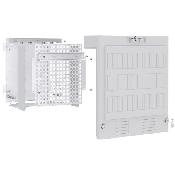 ABN MT1267A APZ Lexcom Media Modul 1FB/2RE Gerätetragschiene und Abdeckhaube