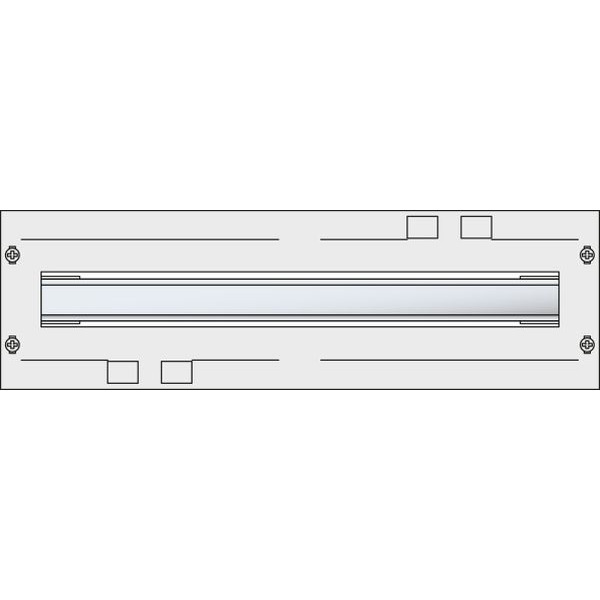 ABN MT2124 Modul tief BxH:500x150mm Reiheneinbau 24 TE RE 150mm