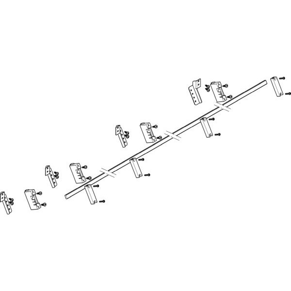 ABN MXSC51411 Sammelschienen-Modul 5FB/1RE N/PE mit CU 12x5mm 1-polig 30° Standard