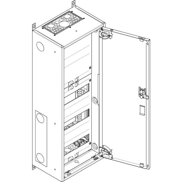 ABN S15RK032 Wandgehäuse IP43 SK2 schutzisoliert bestückt mit 3RE REG / 2RE Klemmen