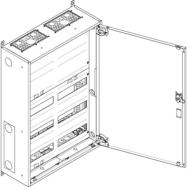 ABN S25RK032 Wandgehäuse IP43 SK2 schutzisoliert bestückt mit 3RE REG / 2RE Klemmen
