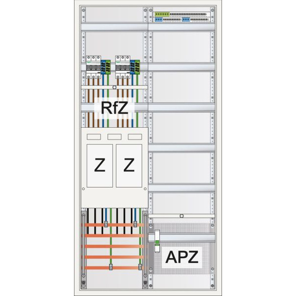 ABN S27EA820 Zählerschrank eHZ 2Z 1V 1APZ HS IP43 SK2 5-polig BxHxT 550x1100x210mm