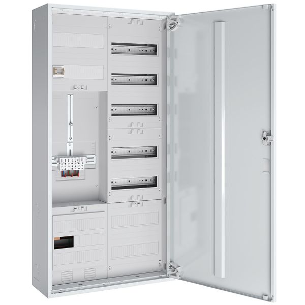 ABN S27ZA610 Zählerschrank 3Pkt 1Z 1V 1APZ sHS/ZSK IP43 SK2 5-polig BxHxT 550x1100x210mm