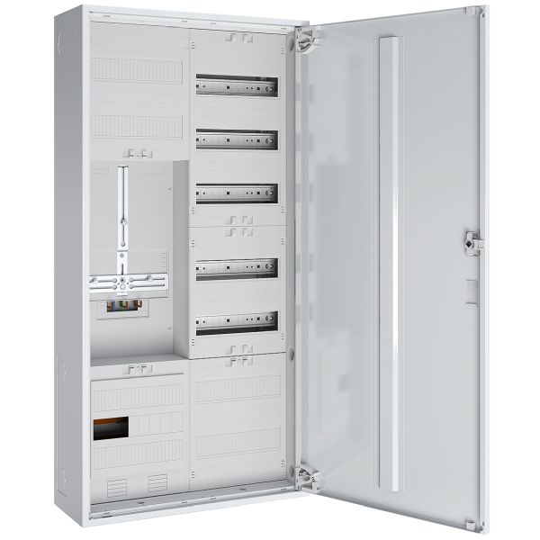 ABN S27ZA710 Zählerschrank 3Pkt 1Z 1V 1APZ HLAK/Kanal IP43 SK2 5-polig BxHxT 550x1100x210mm