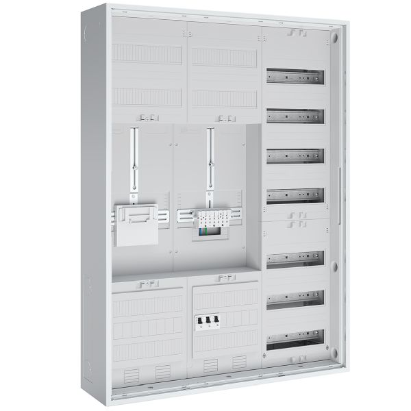 ABN S37ZR611L Zählerschrank 1Z 1R 1V SHS 40A 16mm² SaS LUX IP54 ZSK 5pol BxHxT 800x1100x210mm