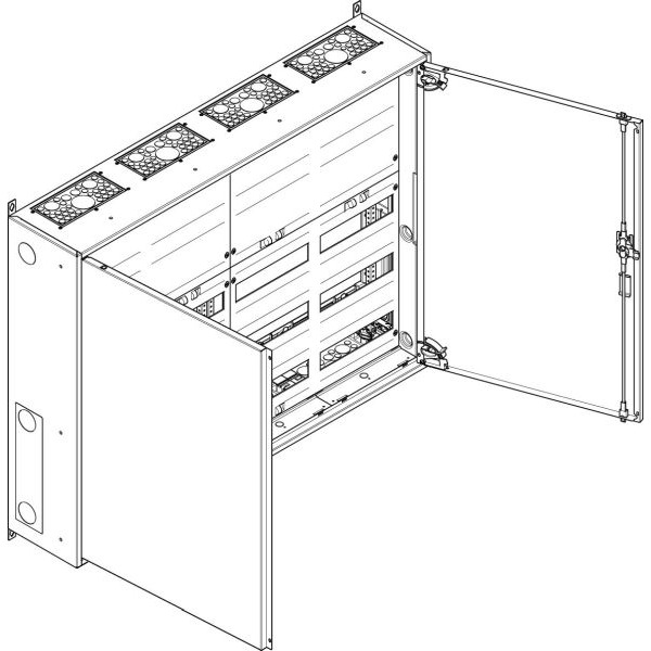 ABN S45RK032 Wandgehäuse IP43 SK2 schutzisoliert bestückt mit 3RE REG / 2RE Klemmen