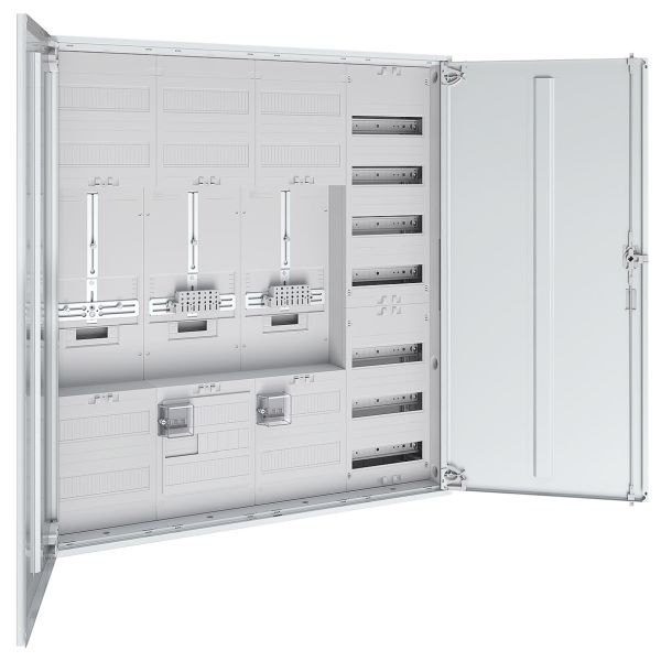 ABN S47ZR121HUL Zählerschrank 3Pkt 1Z 1PV 1R 6x40A LUX IP54 5pol BxHxT:1050x1100x210mm m,B,/m,V,