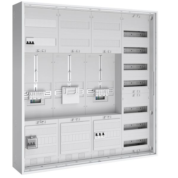 ABN S47ZR621PVL Zählerschrank 1Z 1R 1V SHS 1PV LS 40A 16mm² SaS LUX IP54 ZSK 5pol BxHxT 1050x1100x210mm