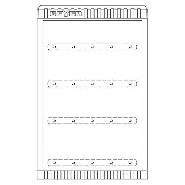 ABN SK080GA KVS Gr,0/845 max,5 Einbaueinheiten E-Cu 30x6mm 1 Zylinder