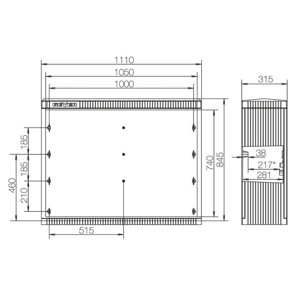 ABN SL082P KVS mit Montage platte FB4 BH5 Gr,2/845 1 Zylinder