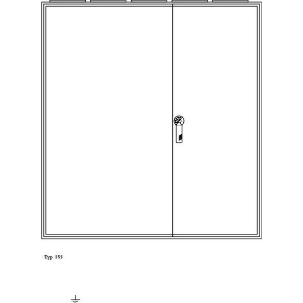 ABN SV59 Wandgehäuse geerdet IP43 BxHxT 1300x1400x210mm