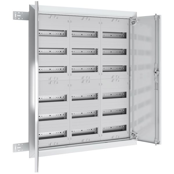 ABN UK36 Feldverteiler UP/HW T:110mm 216TE 3 x 6-Reihig für REG mit Volltüre