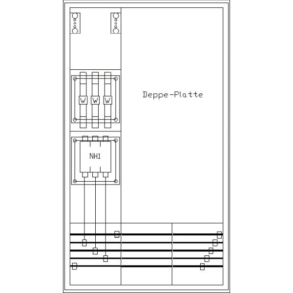 ABN WMS39X50N Wandlermessschrank 200A RDF1 VDEW-LG-NB 250A - E,ON Avacon