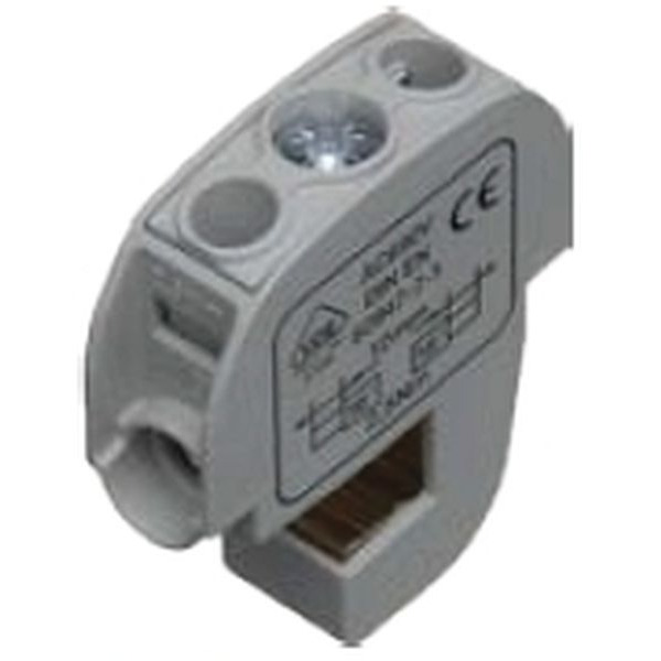 ABN XSK1161GR SS Anschlussklemme grau 16 CU bis 12x10mm Fingersicher isoliert Un=690V In=114A