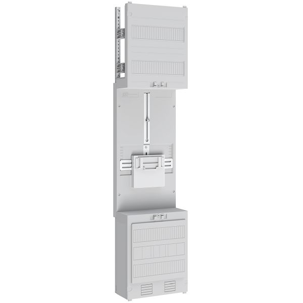 ABN Z17001 Zählerfeld 3Pkt 1Z o,V,/ o,B mit Schienen 5-polig BxH 250x1050mm