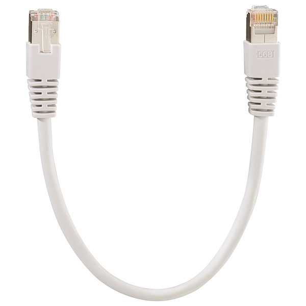 Rutenbeck 21500010 Patchkabel Cat. 6A iso 1 Meter grau (ähnlich RAL 7035)