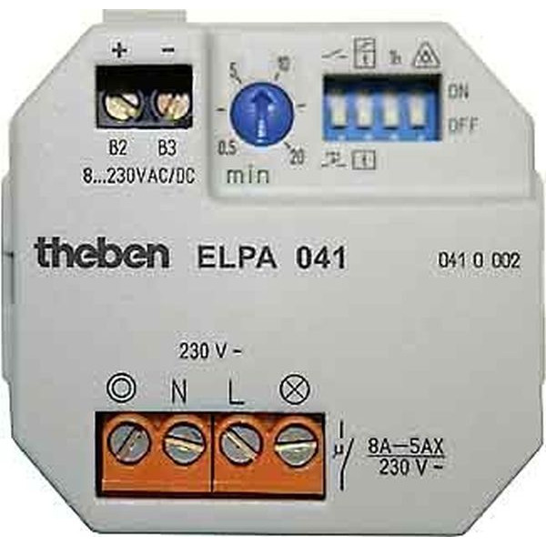 Theben 0410002 Treppenlicht-Zeitschalter ELPA 041 UP 12 Funktionen