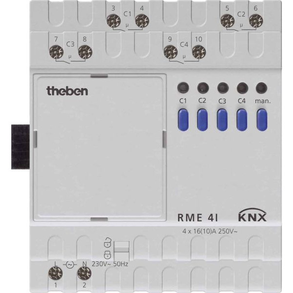 Theben 4930215 Schaltaktor RME 4 I KNX 100-240V AC