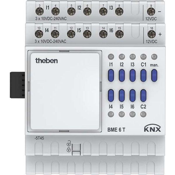 Theben 4930235 Binäreingang BME 6 T KNX MIX2 Erweiterungs-Modul