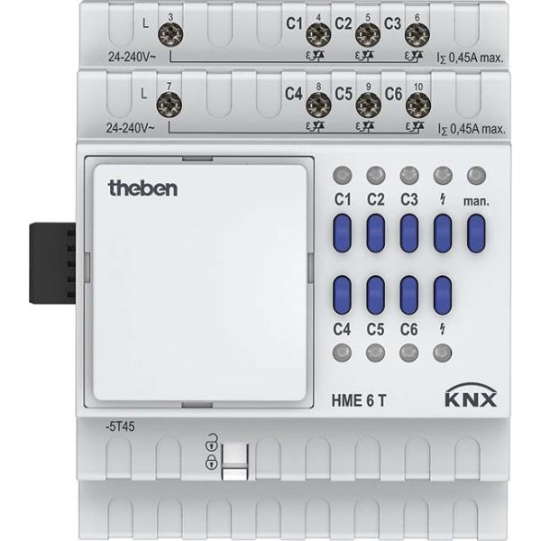 Theben 4930245 Heizungsaktor HME 6 T KNX MIX2 Erweiterungs-Modul